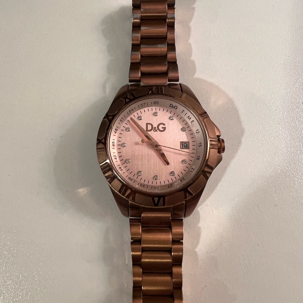 D&G Copper-Toned Smartwatch